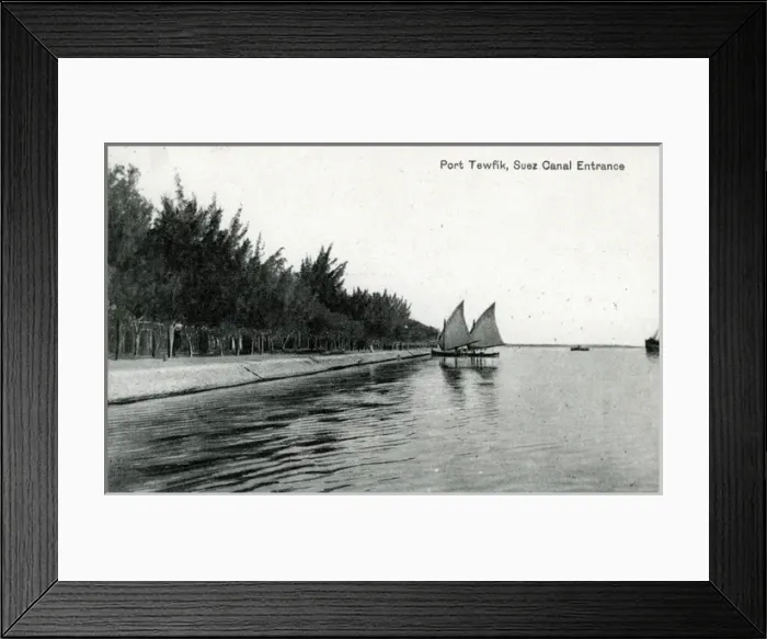 Framed Print : Port Tewfik, Suez Framed Print : Port Tewfik, Suez