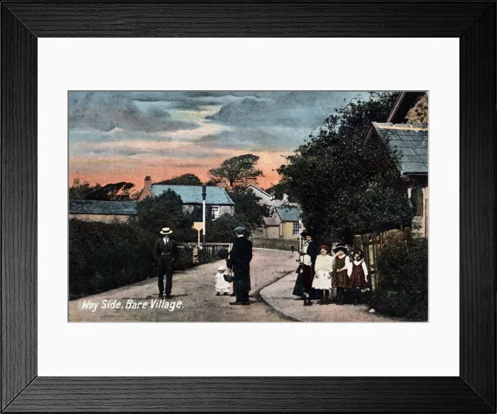 Framed Print : Way Side, Bare Village, Lancashire Framed Print : Way Side, Bare Village, Lancashire