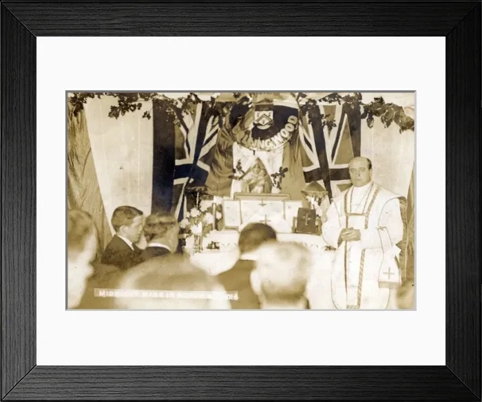 Framed Print : Midnight Mass Onboard HMS Collingwood, North Shields Framed Print : Midnight Mass Onboard HMS Collingwood, North Shields