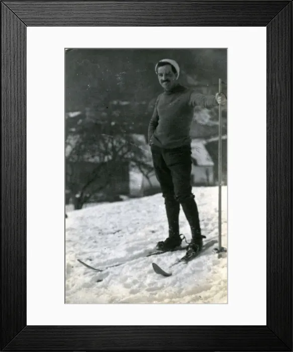 Framed Print : Skier, Linz Framed Print : Skier, Linz