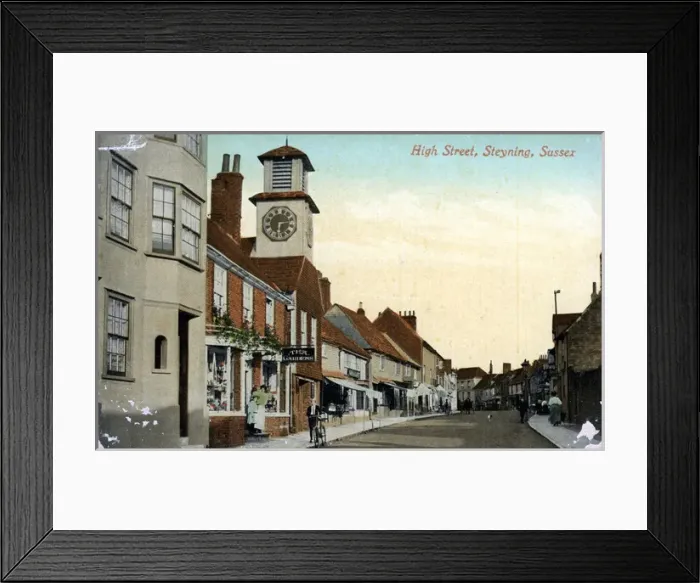 Framed Print : High Street, Steyning, Sussex Framed Print : High Street, Steyning, Sussex