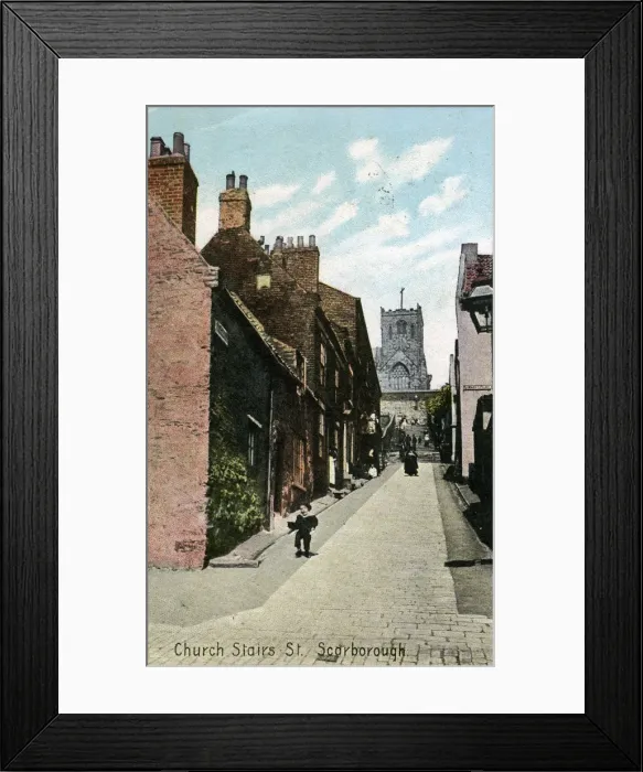 Framed Print : The Town, Scarborough, Yorkshire Framed Print : The Town, Scarborough, Yorkshire