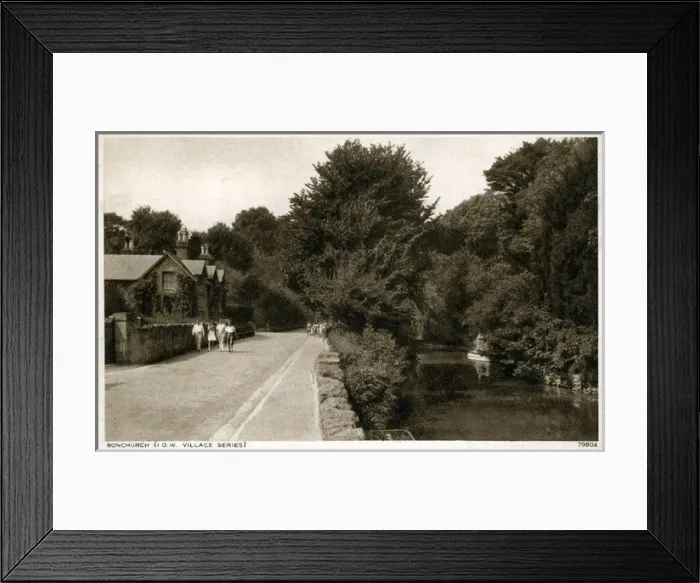Framed Print : The Village, Bonchurch, Isle of Wight Framed Print : The Village, Bonchurch, Isle of Wight