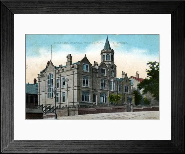 Framed Print : Childrens Hospital, Weston Park, Yorkshire Framed Print : Childrens Hospital, Weston Park, Yorkshire