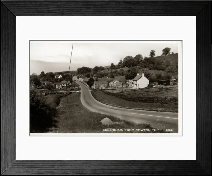 Framed Print : The Village from Cowton Top, Ebberston, Yorkshire Framed Print : The Village from Cowton Top, Ebberston, Yorkshire