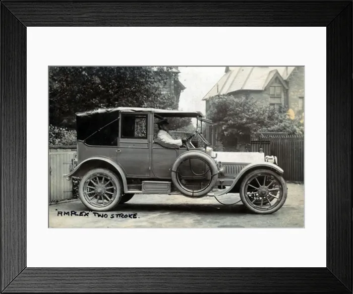 Framed Print : Amplex Two Stroke 36-50 Vintage Car Framed Print : Amplex Two Stroke 36-50 Vintage Car