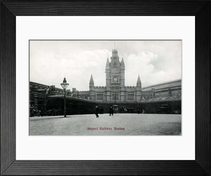 Framed Print : Railway Station, Bristol, Bristol County Framed Print : Railway Station, Bristol, Bristol County