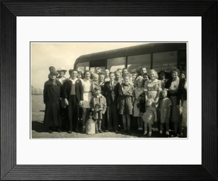 Framed Print : Coach Trip, Portsmouth, Hampshire Framed Print : Coach Trip, Portsmouth, Hampshire