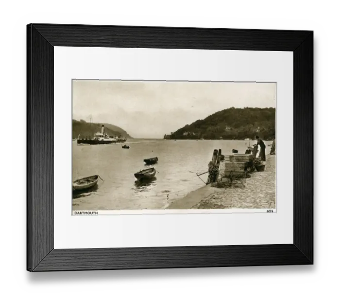 Framed Print : River Dart, Dartmouth, Devon Framed Print : River Dart, Dartmouth, Devon