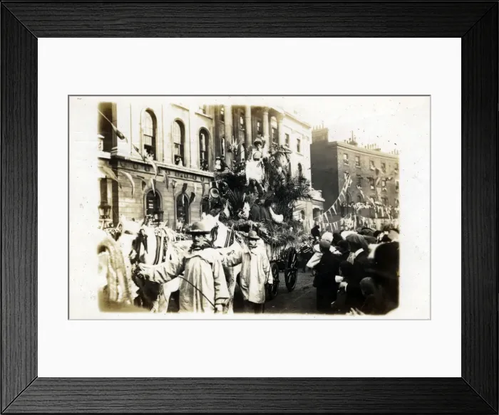 Framed Print : May Show Day Carnival, Thought to be at Bath, Somerset Framed Print : May Show Day Carnival, Thought to be at Bath, Somerset