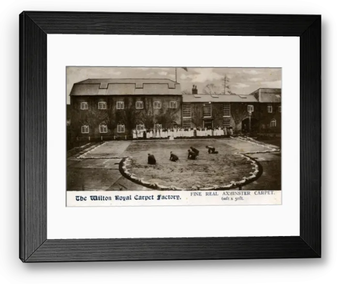 Framed Print : Axminster Carpet Factory, Wilton, Wiltshire Framed Print : Axminster Carpet Factory, Wilton, Wiltshire