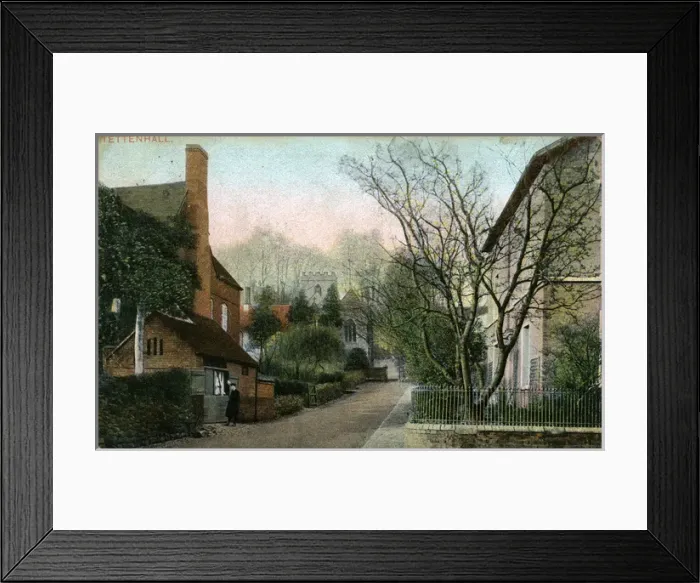 Framed Print : The Village, Tettenhall, Staffordshire
