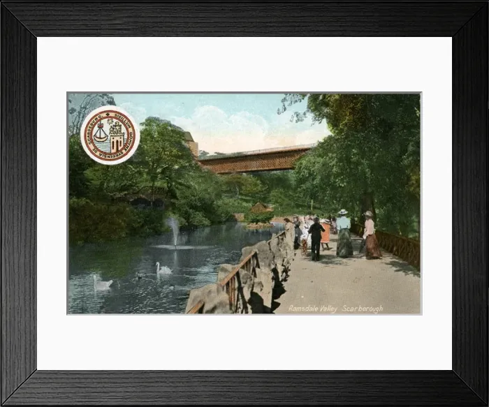 Framed Print : Pleasure Gardens, Ramsdale Valley, Yorkshire Framed Print : Pleasure Gardens, Ramsdale Valley, Yorkshire