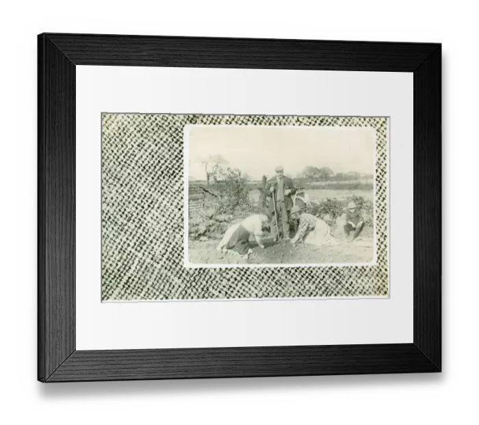 Framed Print : Edwardian Gardeners Framed Print : Edwardian Gardeners
