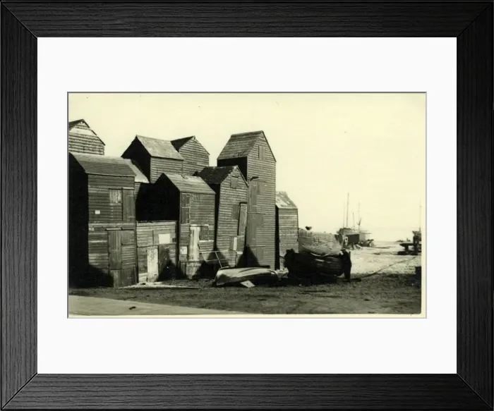 Framed Print : Smokehouses, Hastings, Sussex Framed Print : Smokehouses, Hastings, Sussex