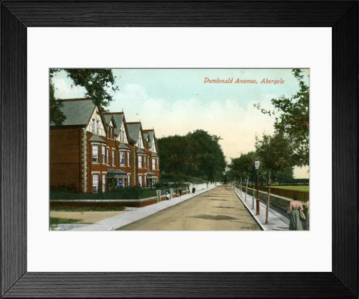 Framed Print : Dundonald Avenue, Abergele, Denbighshire Framed Print : Dundonald Avenue, Abergele, Denbighshire