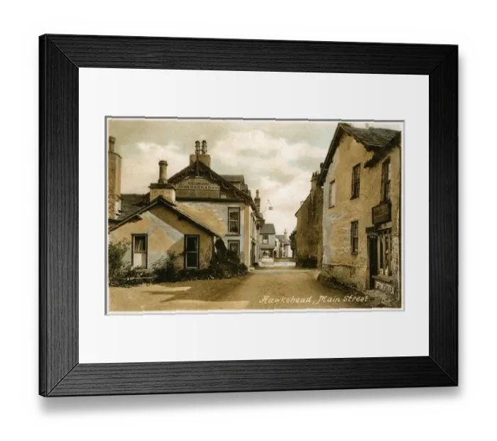 Framed Print : The Village & Red Lion Hotel, Hawkshead, Cumbria Framed Print : The Village & Red Lion Hotel, Hawkshead, Cumbria