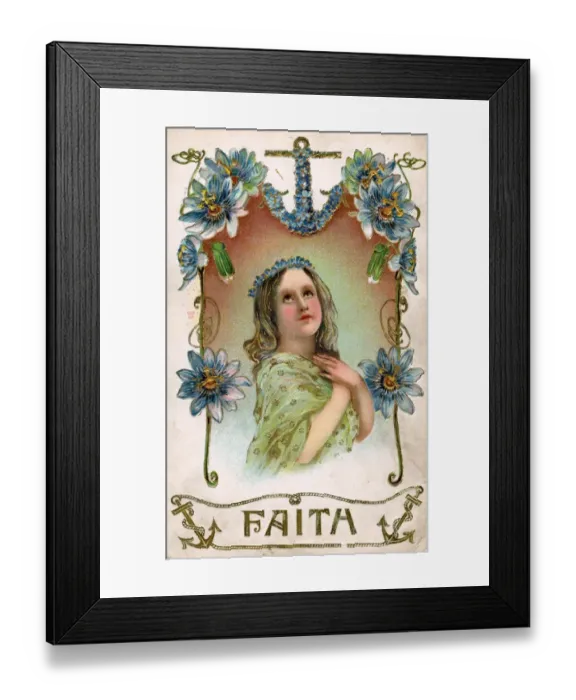 Framed Print : Christian Martyred Saints - Faith, Hope & Charity Framed Print : Christian Martyred Saints - Faith, Hope & Charity