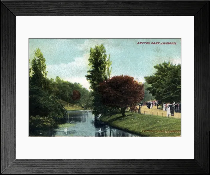 Framed Print : Sefton Park, Liverpool, Lancashire Framed Print : Sefton Park, Liverpool, Lancashire
