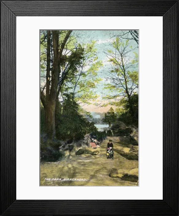 Framed Print : The Park, Birkenhead, Cheshire Framed Print : The Park, Birkenhead, Cheshire