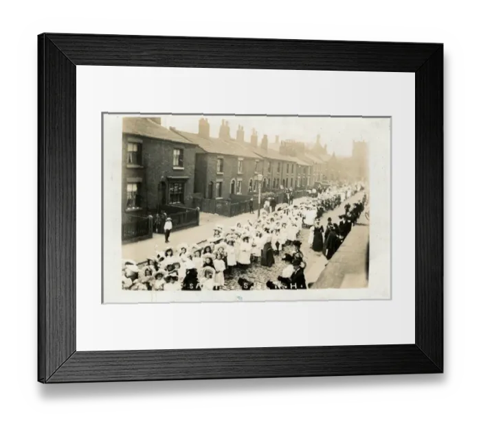 Framed Print : All Saints Church - Sunday School Procession, Notting Hill Framed Print : All Saints Church - Sunday School Procession, Notting Hill
