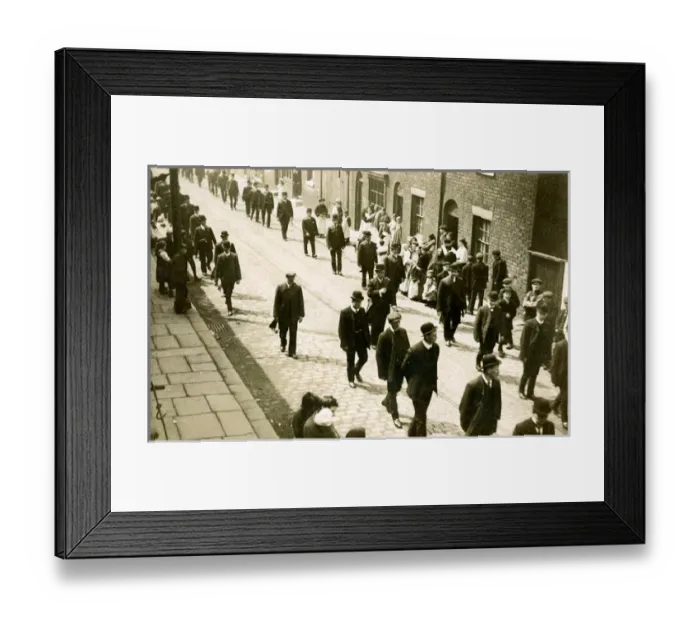 Framed Print : Procession, Thought to be Notting Hill, London Framed Print : Procession, Thought to be Notting Hill, London