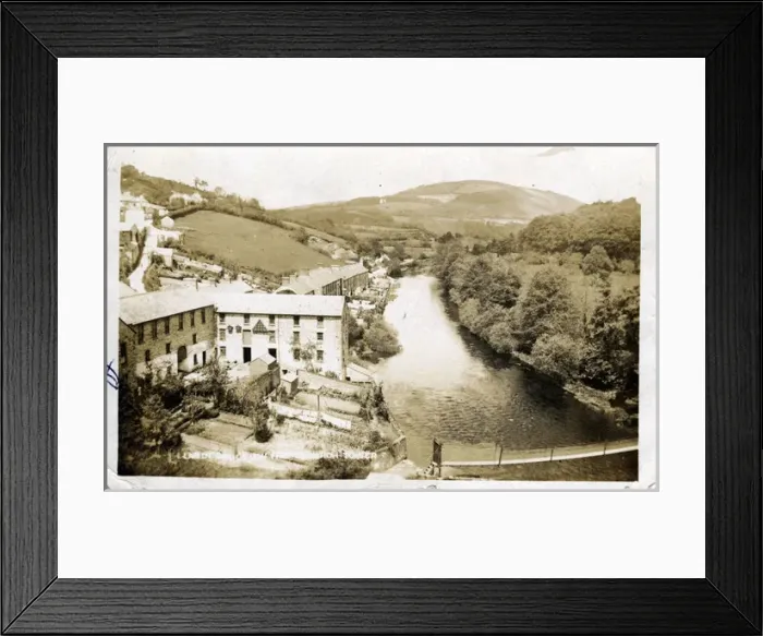 Framed Print : The Town from Church Tower, Llandyssul, Carmarthenshire Framed Print : The Town from Church Tower, Llandyssul, Carmarthenshire