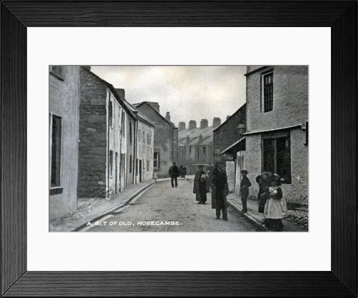 Framed Print : Street, Morecambe, Lancashire Framed Print : Street, Morecambe, Lancashire