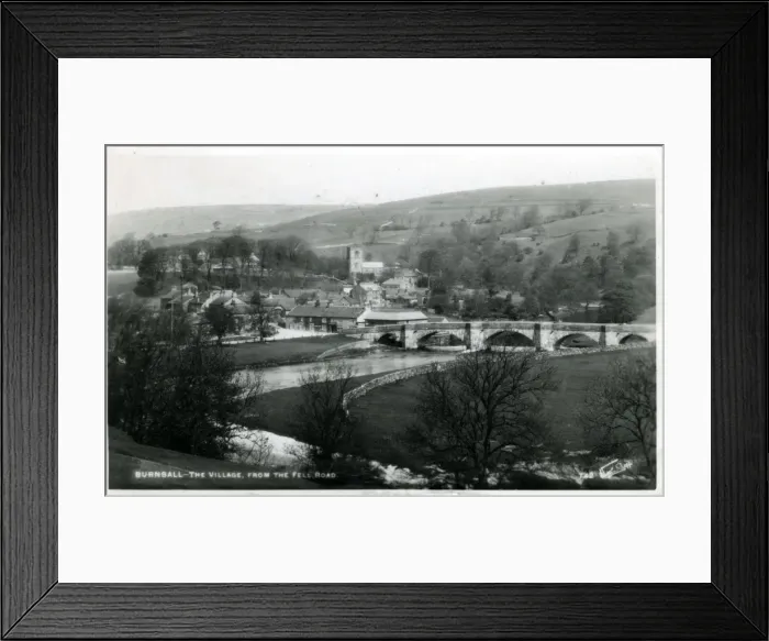 Framed Print : The Village (TIFF), Burnsall, Yorkshire Framed Print : The Village (TIFF), Burnsall, Yorkshire