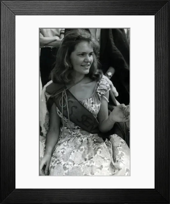 Framed Print : Miss Seaford - Beauty Queen, Seaford, Sussex Framed Print : Miss Seaford - Beauty Queen, Seaford, Sussex