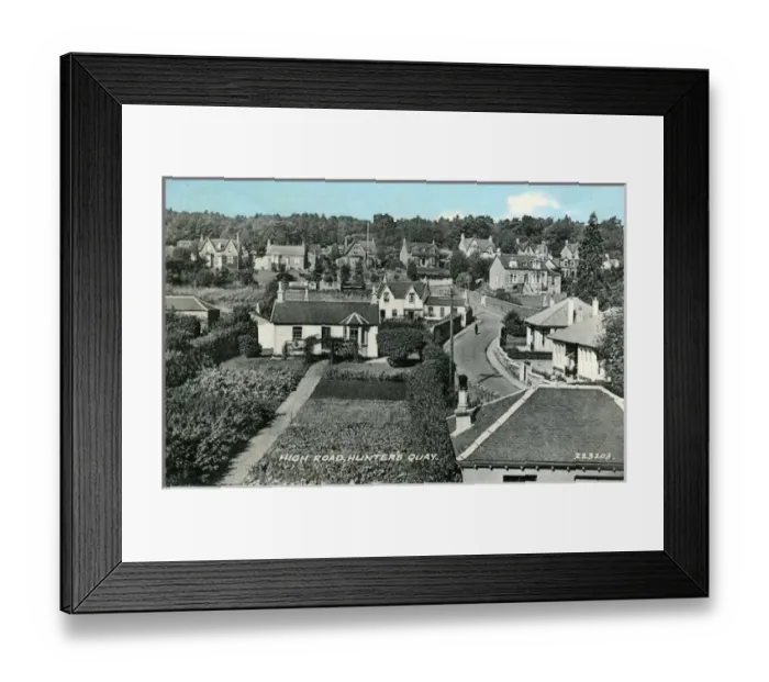 Framed Print : High Road, Hunters Quay, Argyllshire Framed Print : High Road, Hunters Quay, Argyllshire
