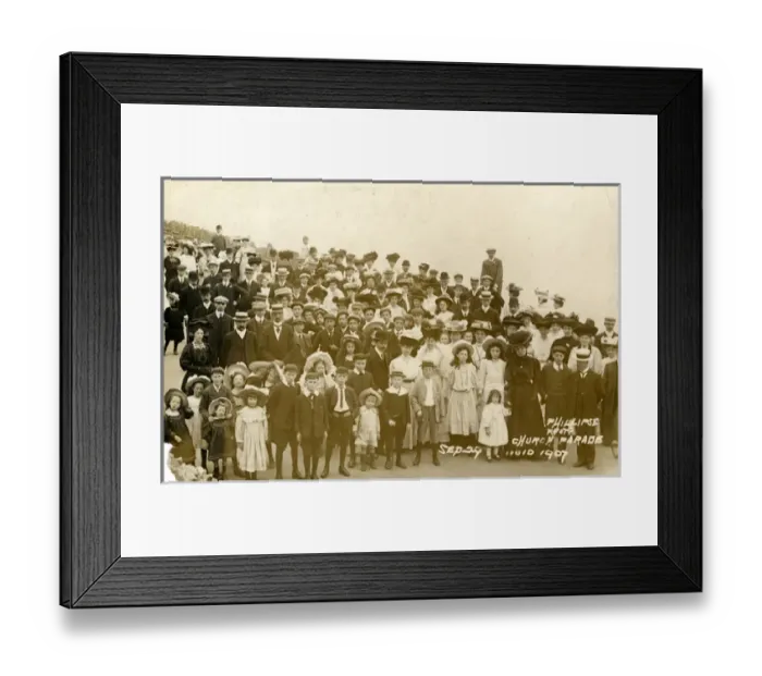 Framed Print : Church Parade - The Cemetery, Ilfracombe, Devon Framed Print : Church Parade - The Cemetery, Ilfracombe, Devon
