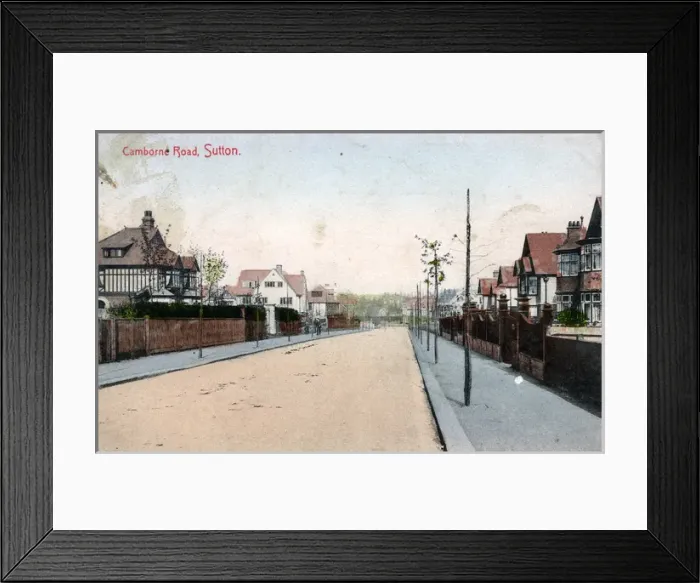 Framed Print : Camborne Road, Sutton, Surrey Framed Print : Camborne Road, Sutton, Surrey