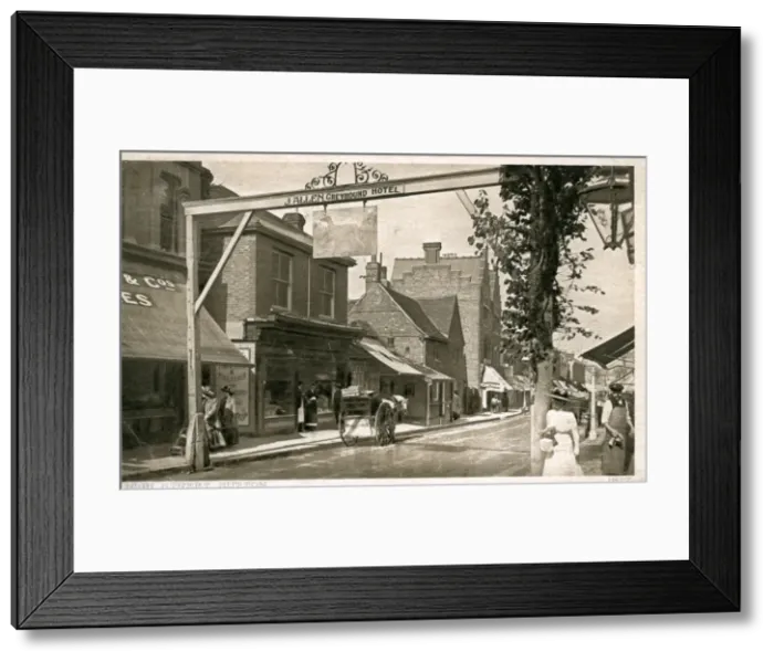 Framed Print : High Street, Sutton, Surrey Framed Print : High Street, Sutton, Surrey