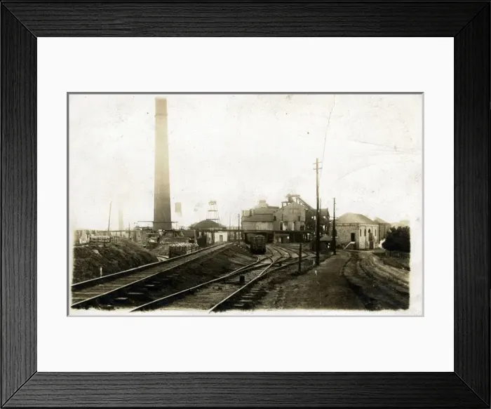 Framed Print : Colliery, Thought to be Newport, Monmouthshire Framed Print : Colliery, Thought to be Newport, Monmouthshire