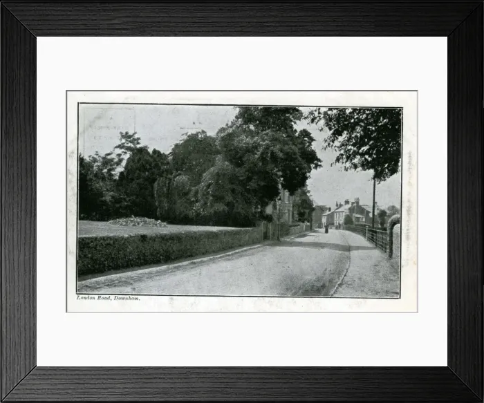 Framed Print : London Road, Downham Market, Norfolk Framed Print : London Road, Downham Market, Norfolk