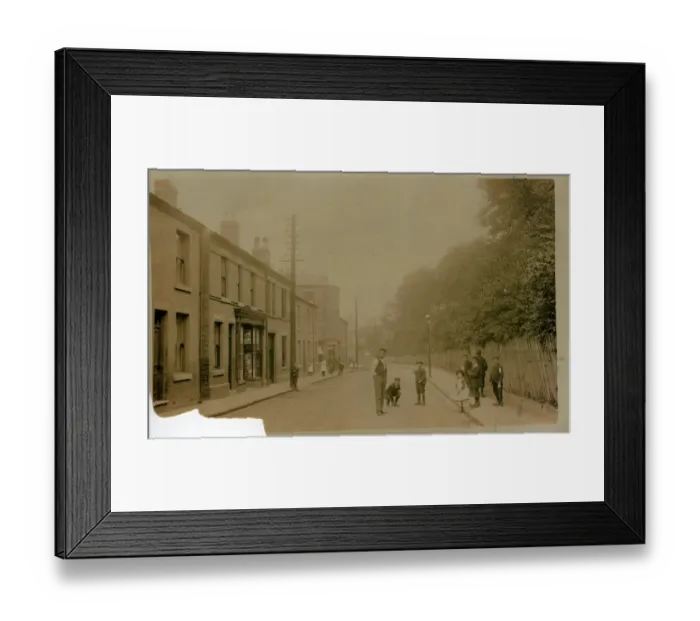 Framed Print : Street Scene, Thought to be Bramley, Yorkshire Framed Print : Street Scene, Thought to be Bramley, Yorkshire