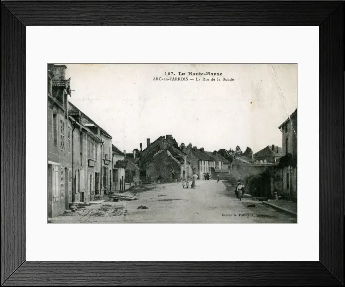 Framed Print : Rue de la Blond, Arc-en-Barrois, Haute-Marne Framed Print : Rue de la Blond, Arc-en-Barrois, Haute-Marne
