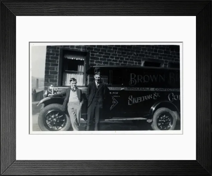 Framed Print : Vintage Delivery Van (awaiting identification - possibly a F Framed Print : Vintage Delivery Van (awaiting identification - possibly a F