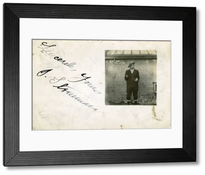 Framed Print : Local Resident, Rawtenstall, Lancashire Framed Print : Local Resident, Rawtenstall, Lancashire