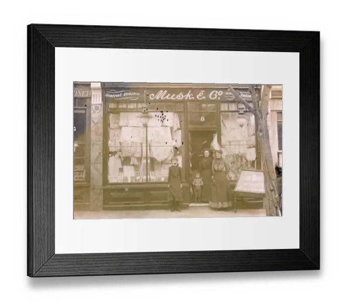 Framed Print : Shopfront, Croydon, Surrey Framed Print : Shopfront, Croydon, Surrey