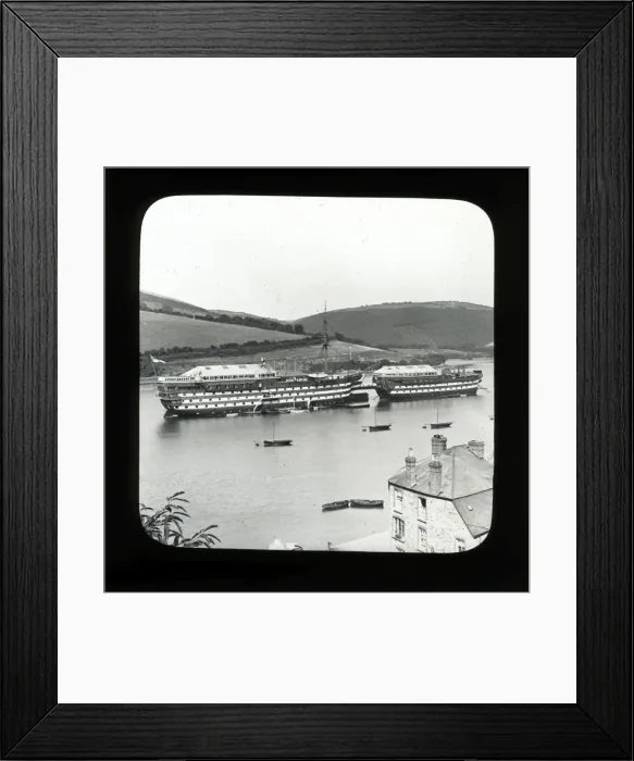 Framed Print : Britannia Royal Navy College Training Ship, Dartmouth, Devon Framed Print : Britannia Royal Navy College Training Ship, Dartmouth, Devon