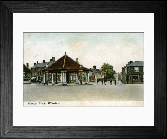 Framed Print : Market Place, Whittlesea, Cambridgeshire Framed Print : Market Place, Whittlesea, Cambridgeshire