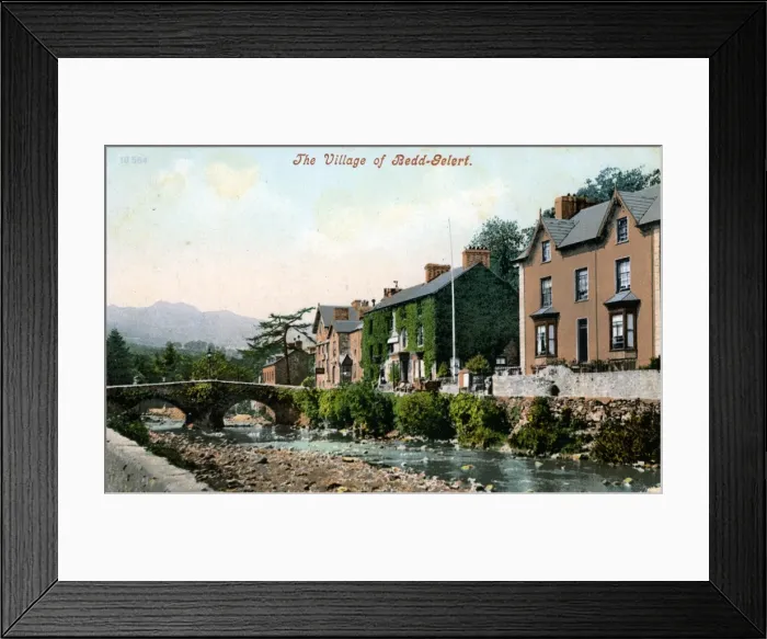Framed Print : The Village, Beddgelert, Caernarvonshire Framed Print : The Village, Beddgelert, Caernarvonshire
