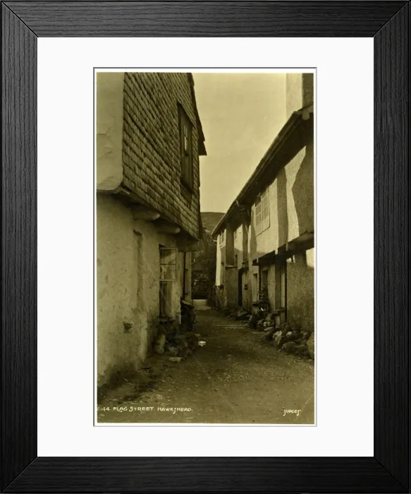 Framed Print : Flag Street, Hawkshead, Cumbria Framed Print : Flag Street, Hawkshead, Cumbria