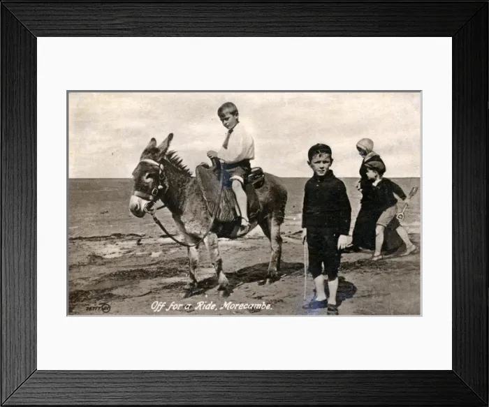 Framed Print : The Beach, Morecambe, Lancashire Framed Print : The Beach, Morecambe, Lancashire