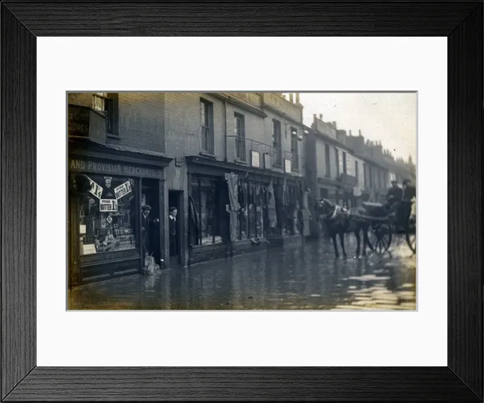 Framed Print : Flooded Street, Great Yarmouth, Norfolk Framed Print : Flooded Street, Great Yarmouth, Norfolk