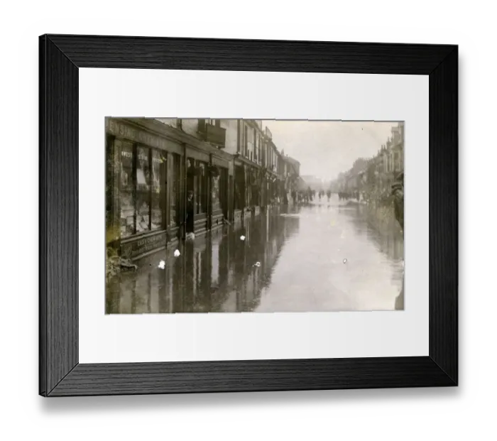 Framed Print : Flooded Street, Great Yarmouth, Norfolk Framed Print : Flooded Street, Great Yarmouth, Norfolk