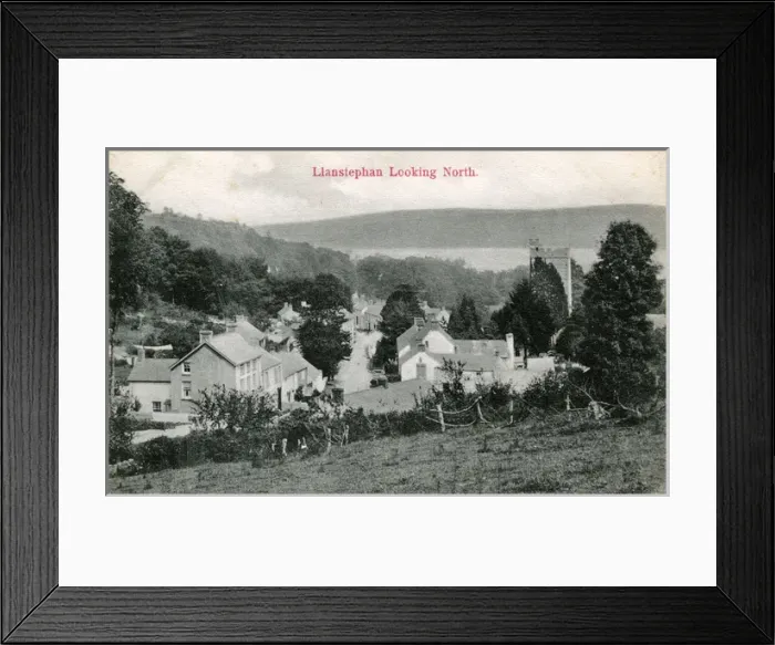 Framed Print : The Village, Llanstephan, Carmarthenshire Framed Print : The Village, Llanstephan, Carmarthenshire
