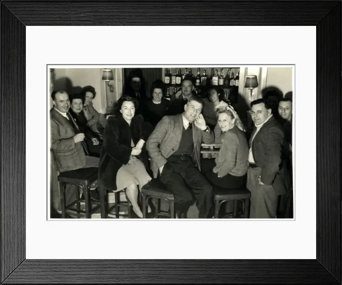 Framed Print : Bar-room, Kandersteg Framed Print : Bar-room, Kandersteg